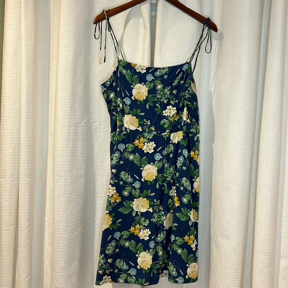 Old Navy Floral Blue Sundress